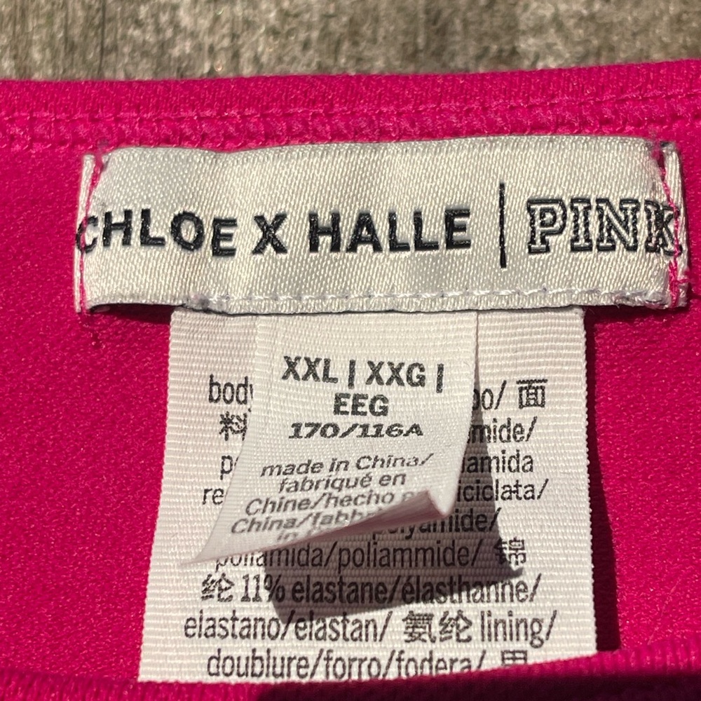 PINK Chloe X Halle Women's Pink Long Sleeve Athletic Top Sz XXL - Picture 5 of 9